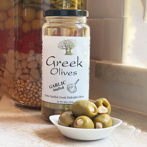TRULY GREEK Stuffed Olives - Choose Jalapeno or Garlic