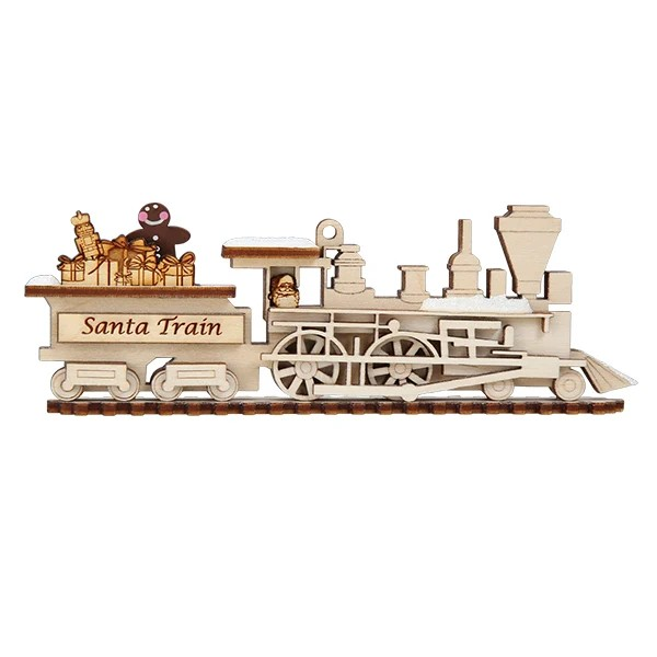 Santa Train Ginger Cottages Ornament