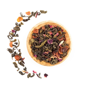 Pomegranate Rose™ Flavored Green Tin - Boulder Tea Company - 15 Sachets