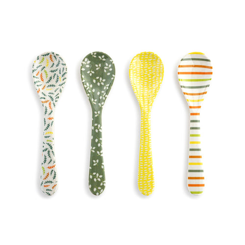 Bamboo Melamine Mini Spoons