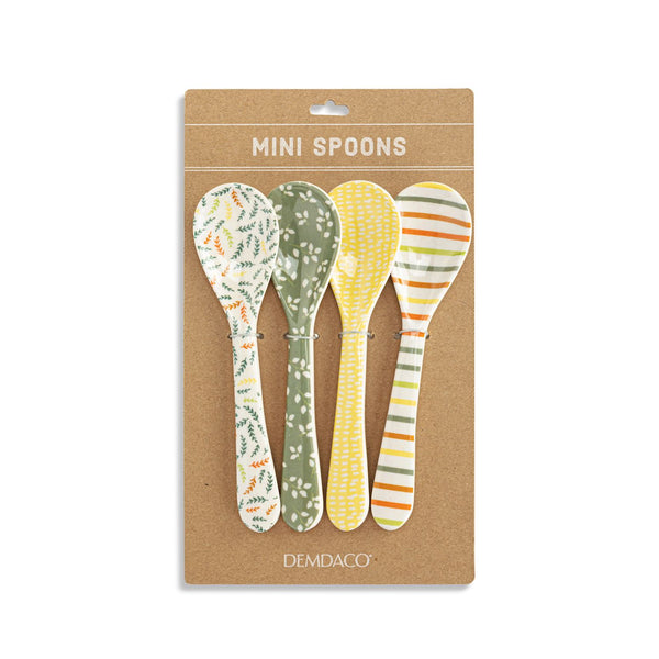 Bamboo Melamine Mini Spoons