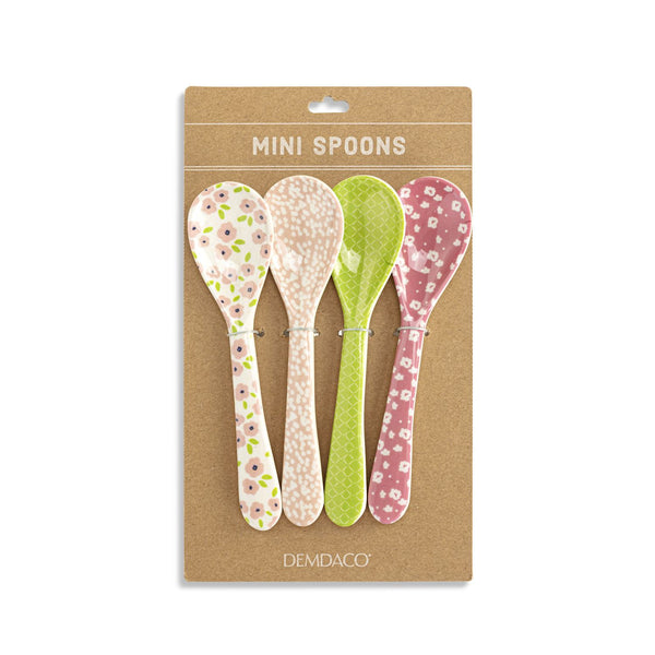 Bamboo Melamine Mini Spoons