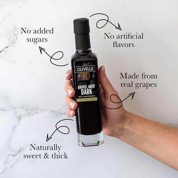 Barrel Aged Dark Thick Sweet Balsamic by Olivelle