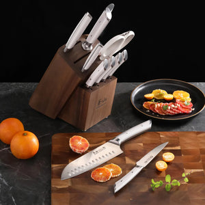 Helena (white) 12pc Knife Block Set