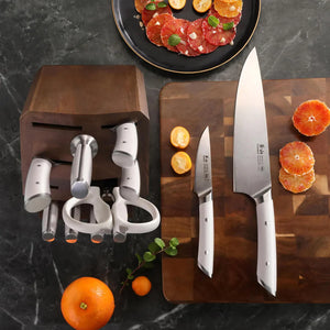 Helena (white) 12pc Knife Block Set