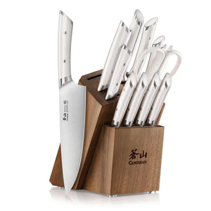 Helena (white) 12pc Knife Block Set