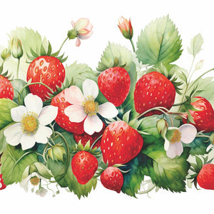 Juicy Strawberries Beverage Napkins (20 Count)