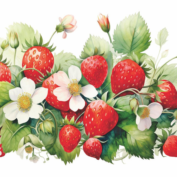 Juicy Strawberries Beverage Napkins (20 Count)