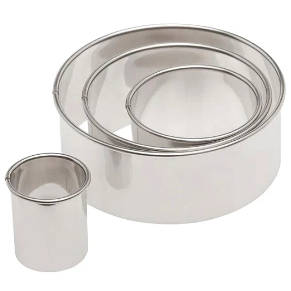 Ateco Plain Round Cutter Set (4 Piece)