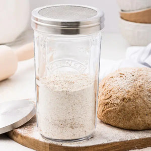 Glass Sifter Jar Set