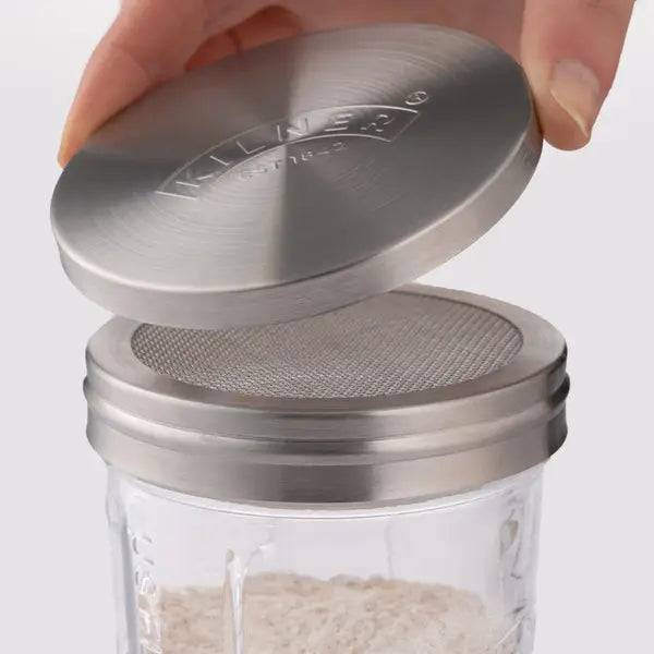 Glass Sifter Jar Set