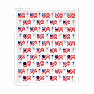 Organic Cotton Tea Towel - American Flag