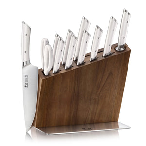 Helena (Wht) 12pc HUA Knife Block Set