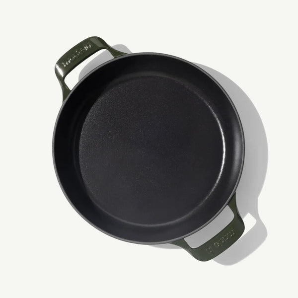 Enameled Cast Iron Braiser Made In (4 colors)