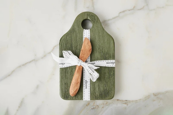 Petite Natural Acacia Serving Board - In Natural or Spruce Finish