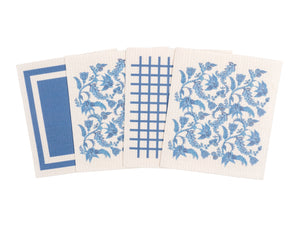 KAF Home Mixed Swedish Dish Cloths Set of 4 (Ikat)