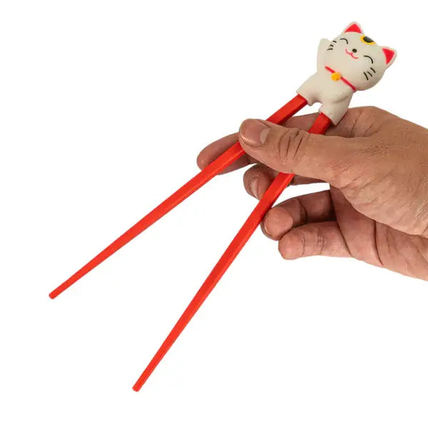 Training Chopsticks for Kids and Adults (Lucky Cat)
