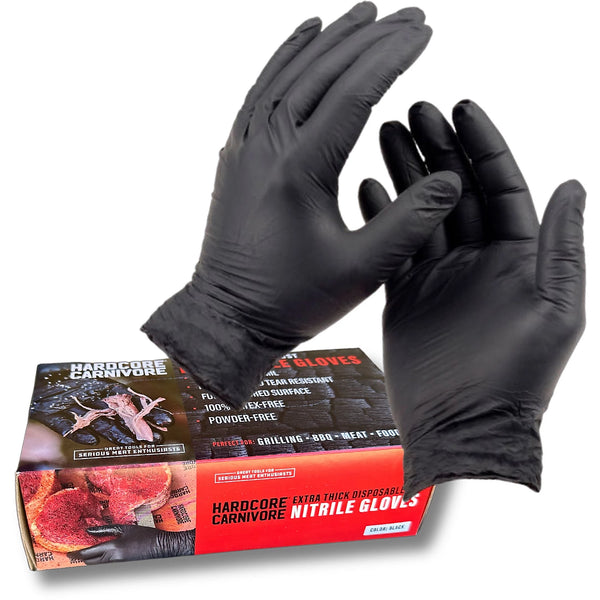 Hardcore Carnivore Disposable Nitrile Gloves