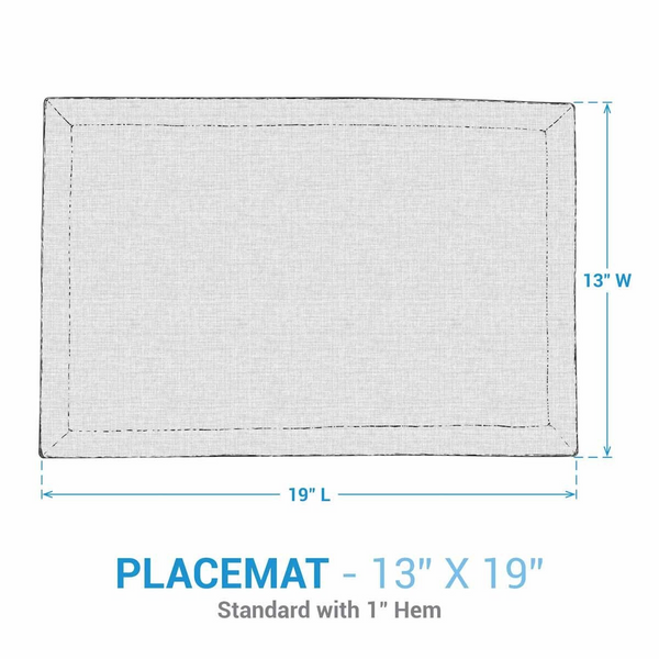 Backyard Flowers Placemat