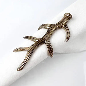 Bronze Antler Napkin Ring by Tableau