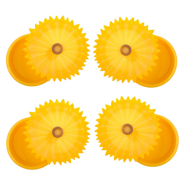 Silicone Flower Containers (Set of 4) - Choose from Sunflowers or Daisies