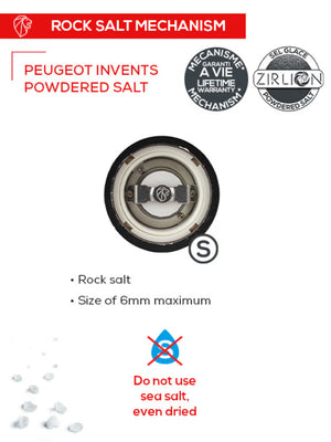 Peugeot Paris u'Select Zirlion Salt Mill, Chocolate 7in