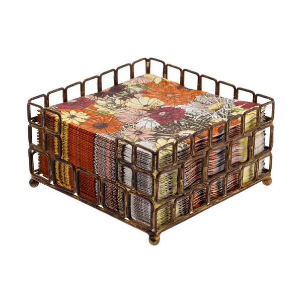 Square Links Cocktail Napkin Caddy