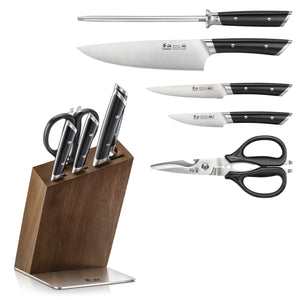 Knife Block set - Helena 6pc (2 color options)