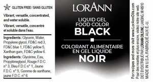 Liquid Gel Food Color Black