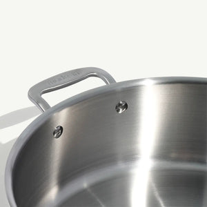Stainless Rondeau W/Lid (2 Sizes)