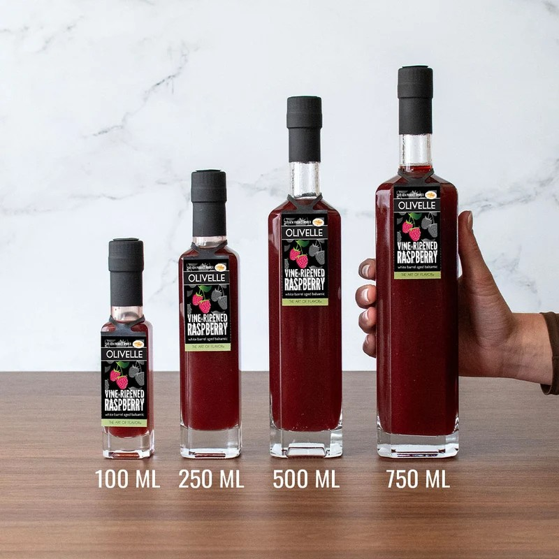 Vine-Ripened Raspberry White Barrel Aged Balsamic by Olivelle