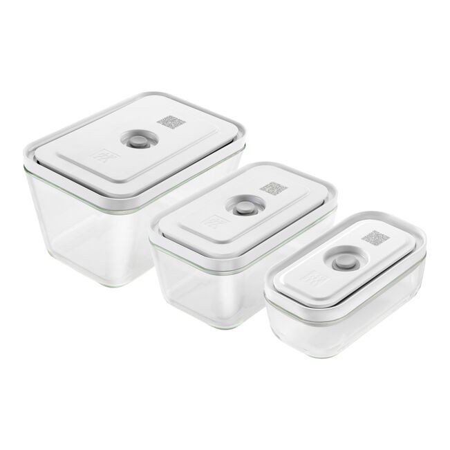 3-pc, Vacuum Glass Container Set by Zwilling