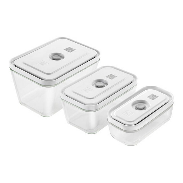 3-pc, Vacuum Glass Container Set by Zwilling