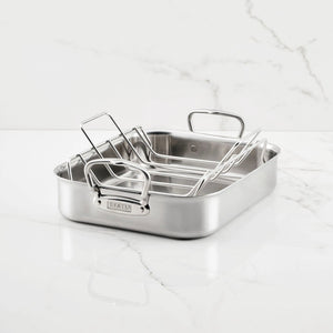 Hestan Stainless Steel Roaster w/tension Rack (2) sizes