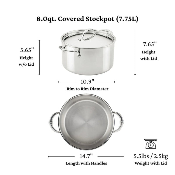 Hestan ProBond Luxe Stock Pot (3) Sizes