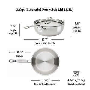 Hestan ProBond Luxe Covered Essential Pan (2) Sizes