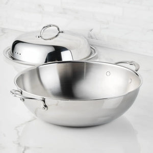 Hestan ProBond Luxe Covered Wok 7.5qt