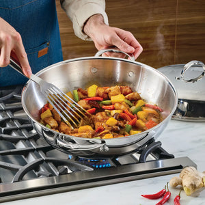 Hestan ProBond Luxe Covered Wok 7.5qt