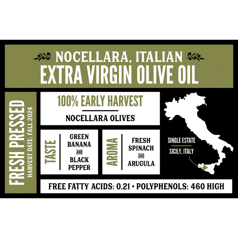 100ml Nocellara Italian Extra Virgin Olive Oil