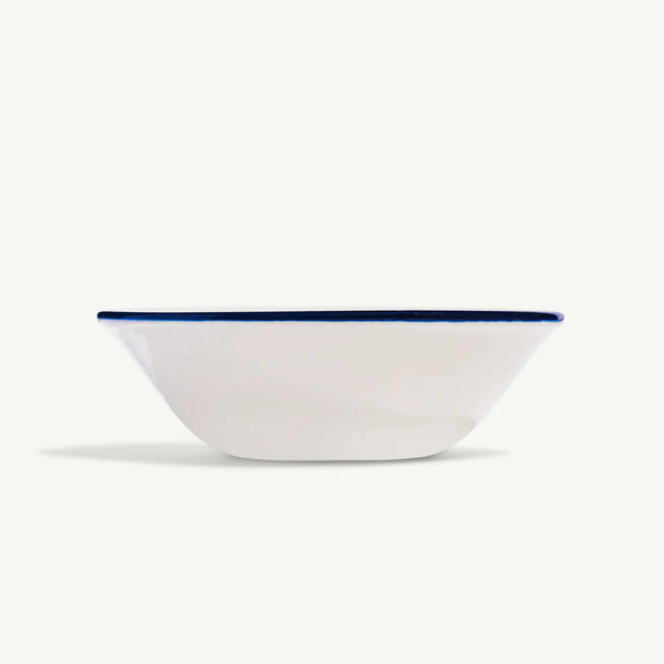 Side Bowls 6" - Blue Rim (Set of 4)
