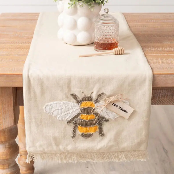 Table Runner - Raggedy Bee Happy