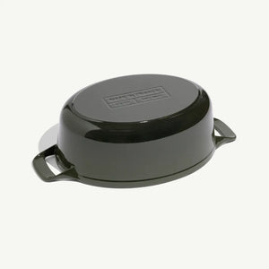 Enameled Cast Iron 7 Qt. Oval Dutch Oven- Made In - Choose from 3 Colors
