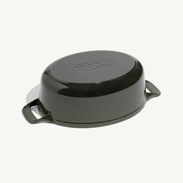 Enameled Cast Iron 7 Qt. Oval Dutch Oven- Made In - Choose from 3 Colors