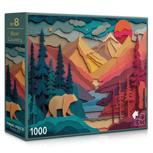"In The Mountains" Final Piece Puzzles - 4 Styles to Choose From