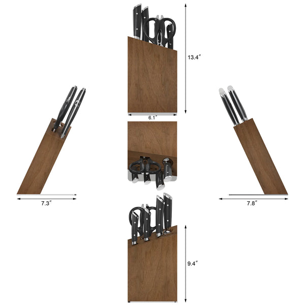 Knife Block set - Helena 6pc (2 color options)
