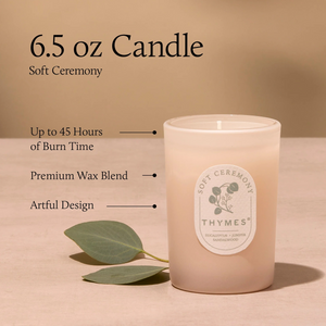 Soft Ceremony 6.5 oz Poured Candle