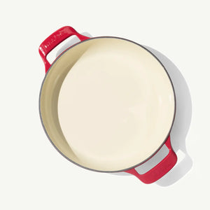 Enameled Cast Iron Braiser Made In (4 colors)