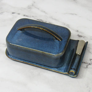 Porcelain Mess-Free Butter Dish w/ Matching Spreader-3 Color Choices