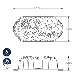 Sunflower and Pumpkin Loaf Pan