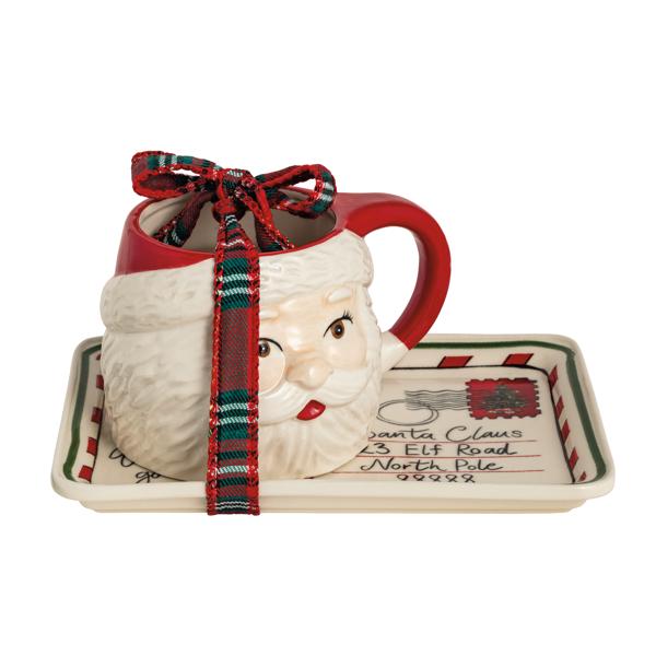 Santa Milk & Cookies Set